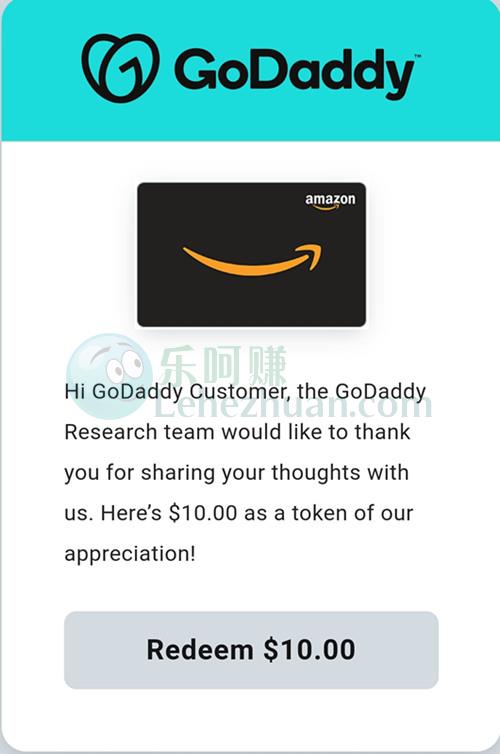 GoDaddy社区奖励到账2000刀 GoDaddy社区奖励到账2000刀