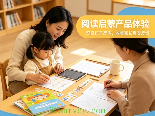 阅读启蒙产品用户体验招募