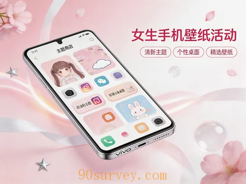 女生手机壁纸活动（vivo X系列）
