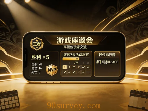 游戏座谈会（连续7天）招募