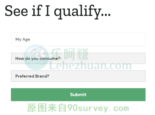 某国外问卷赚钱社区前置筛选图