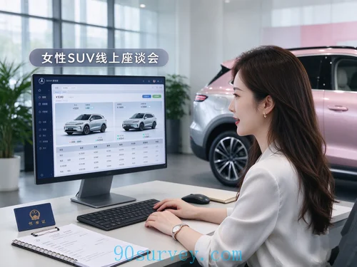 女性打算买SUV线上座谈会