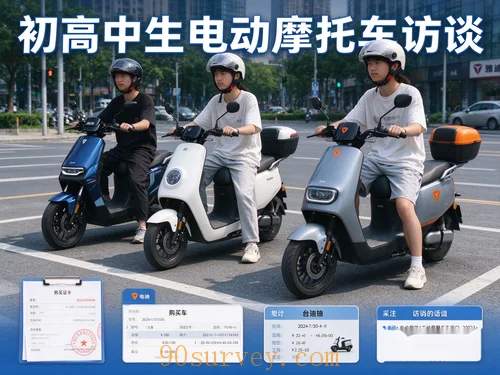 初高中生电动摩托车访谈