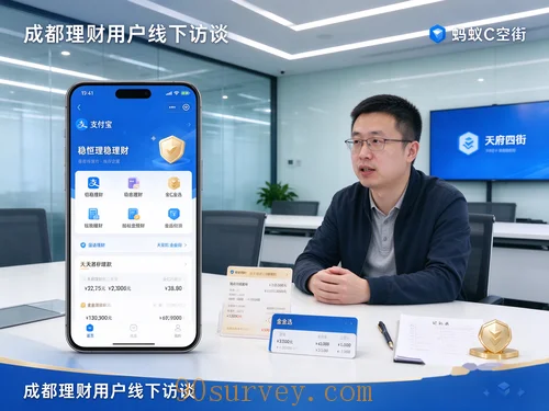 成都理财用户线下访谈