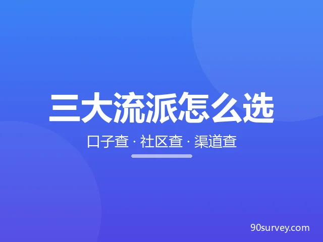 海外问卷三大流派怎么选？口子查、社区查、渠道查的区别与对比