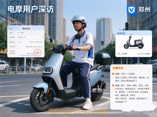 电摩用户深访/座谈会招募
