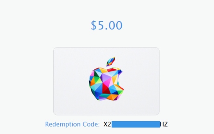 Tango Card 糖果卡可以兑换 Apple Gift Card 苹果礼品卡