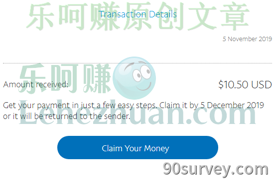 2018 年，国外调查资源站 PayPal 的收款记录截图