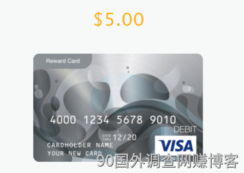2018 年，资源站八目前发的是 Virtual Visa Card